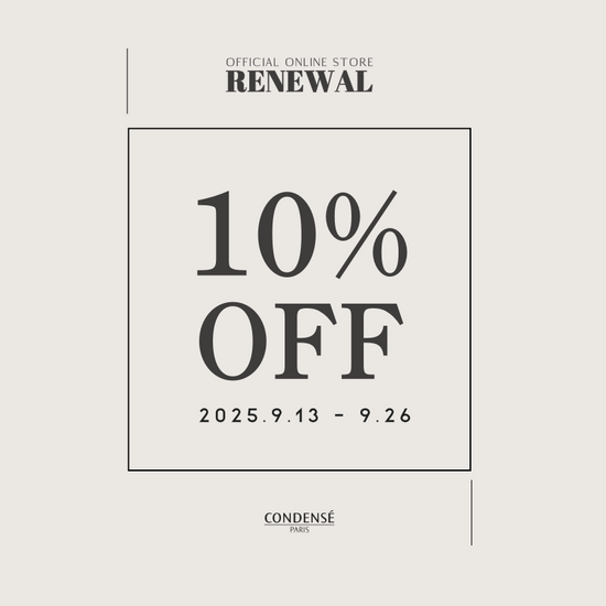 ECサイトリニューアル記念10%OFFセール！＜9月26日(金)まで＞